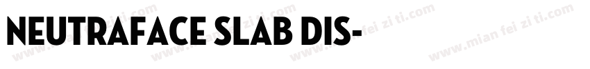 Neutraface Slab Dis字体转换